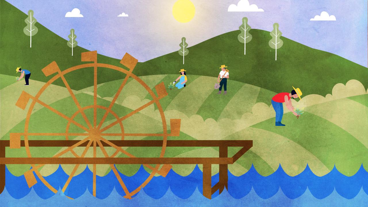 Ilustración Azudas de Larmahue