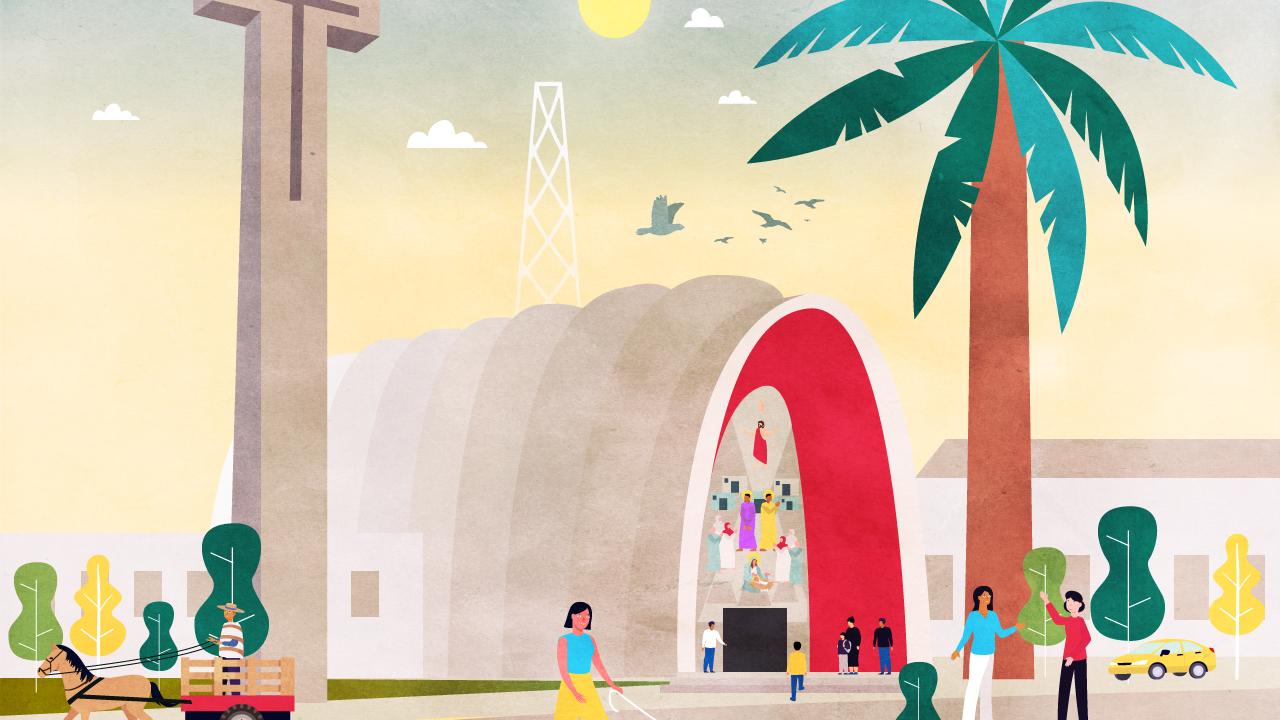 Ilustración Catedral de Chillán