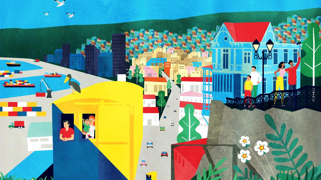 Ilustración Valparaíso