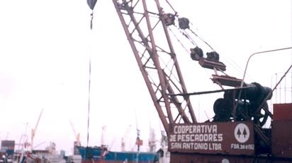 Imagen del monumento Grúa 82 del Puerto de San Antonio