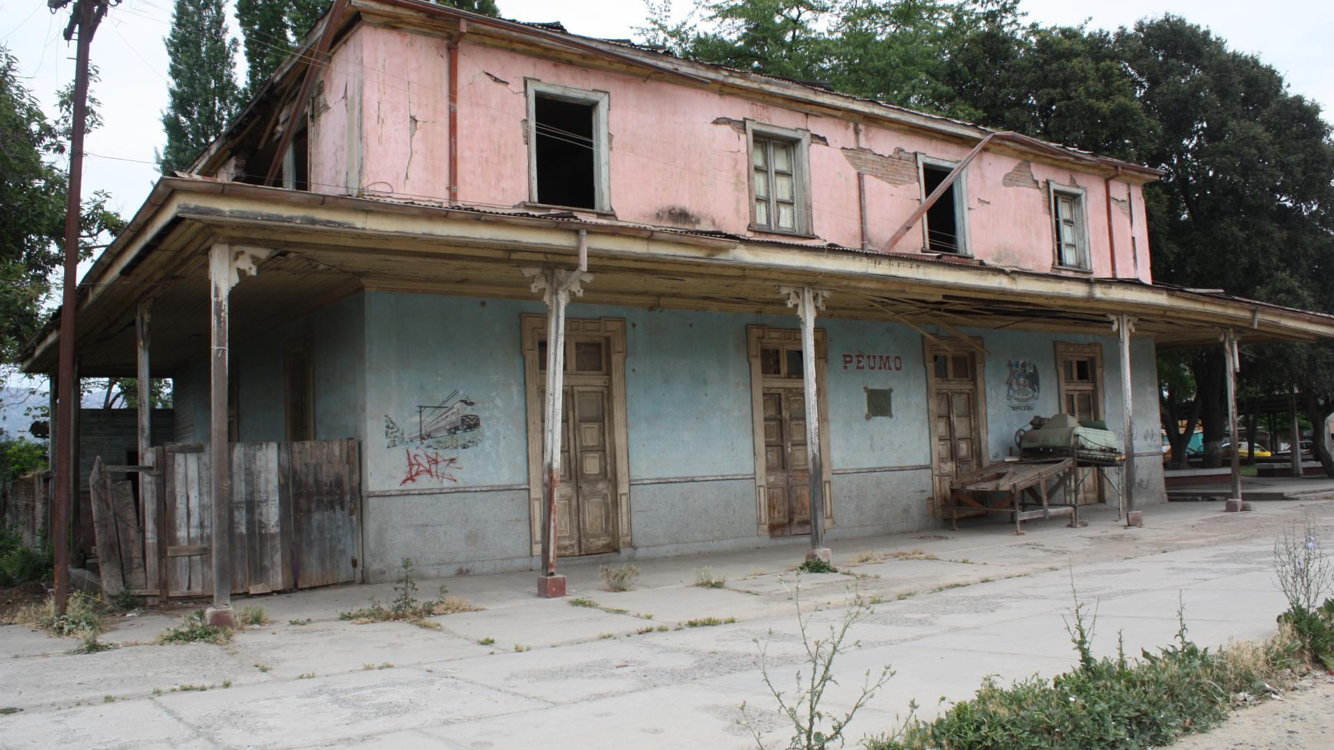 Imagen del monumento Estación de Ferrocarriles de Peumo