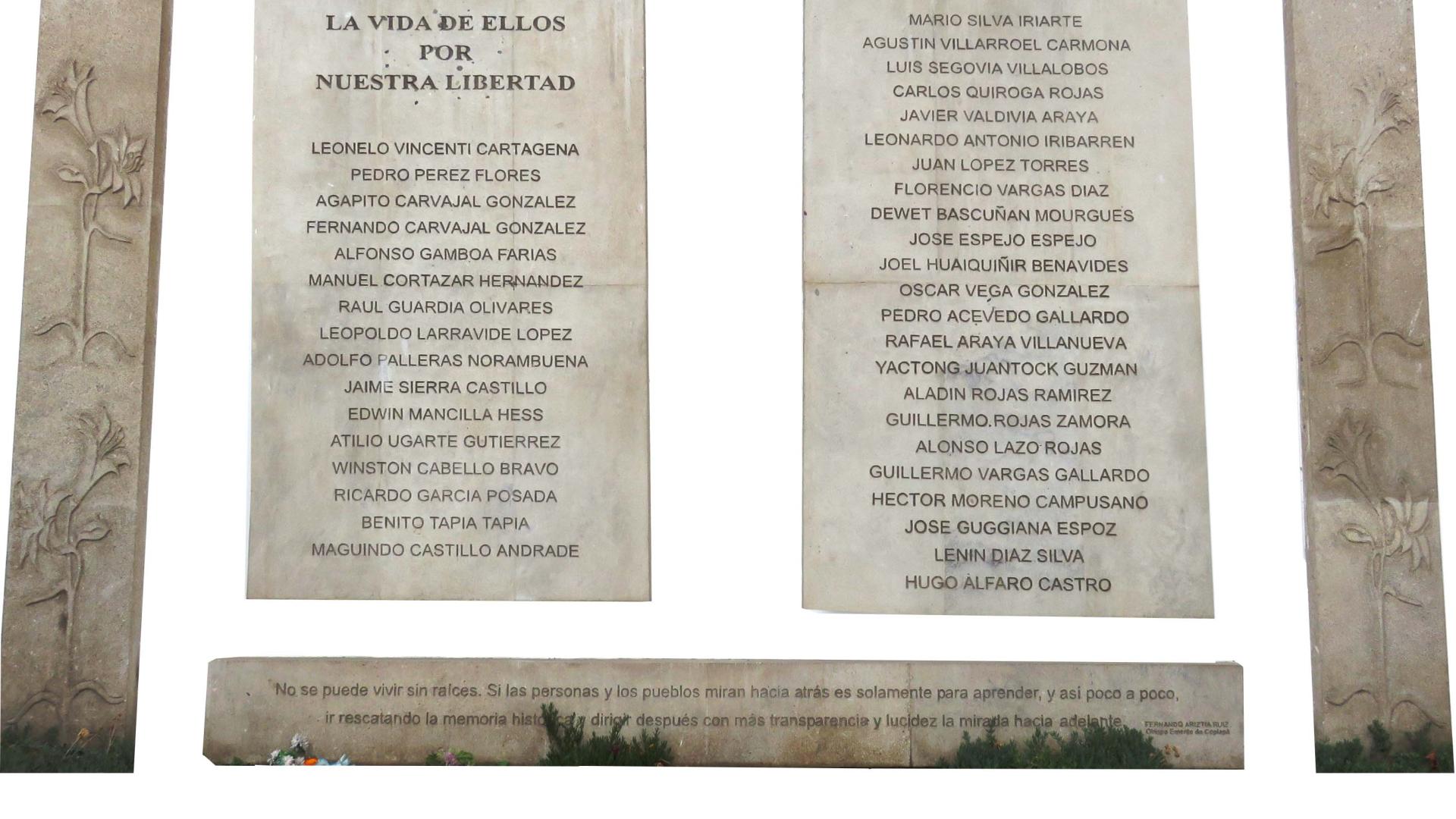Imagen del monumento Memorial A Detenidos Desaparecidos