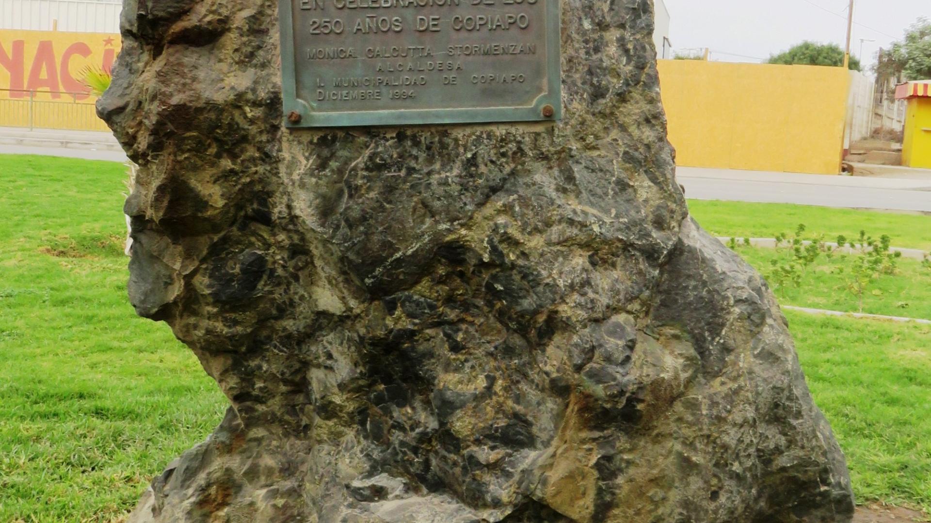 Imagen del monumento En Celebración A Los 250 Años De Copiapó