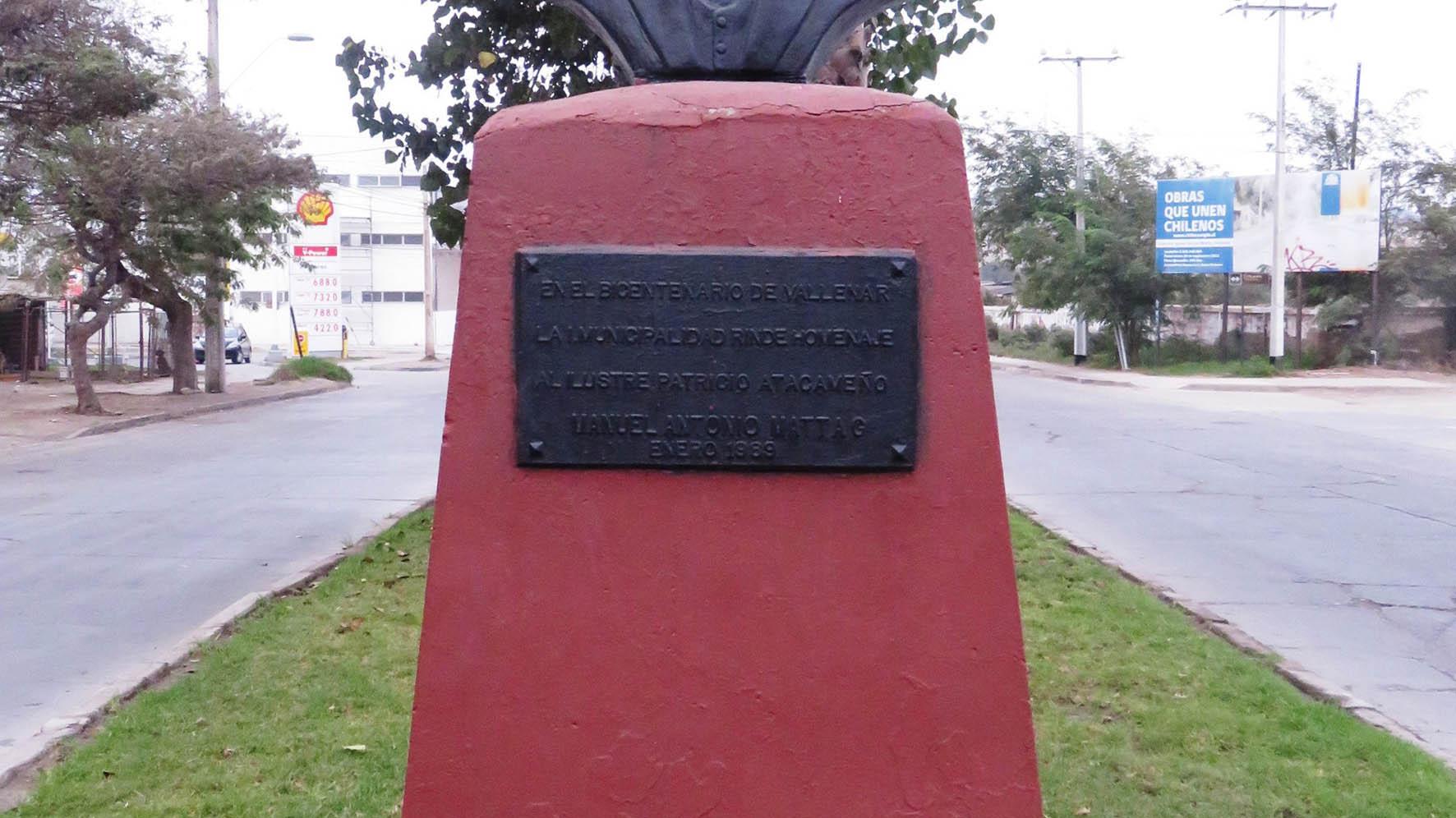 Imagen del monumento Manuel Antonio Matta G.