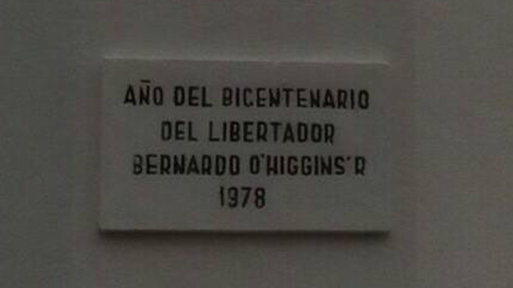 Imagen del monumento Bernardo O&#039;Higgins