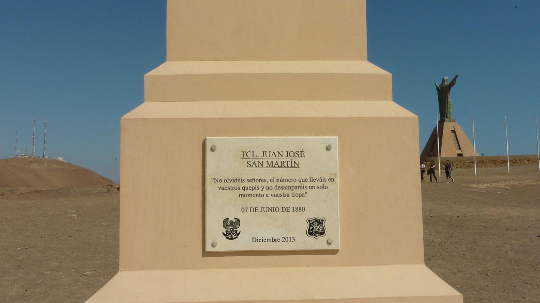 Imagen del monumento TCL. Juan José San Martín