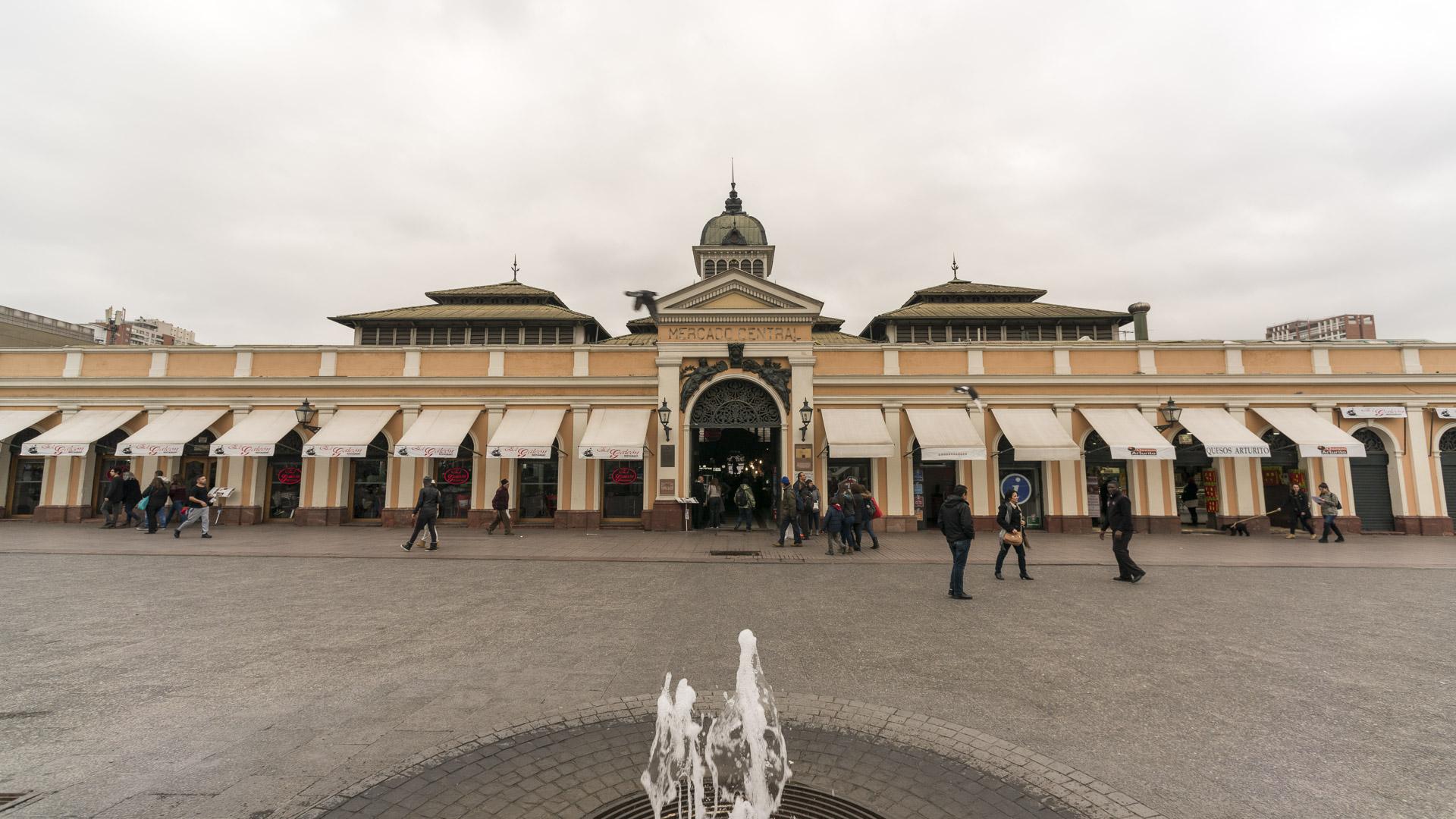 Imagen del monumento Edificio del Mercado Central de Santiago