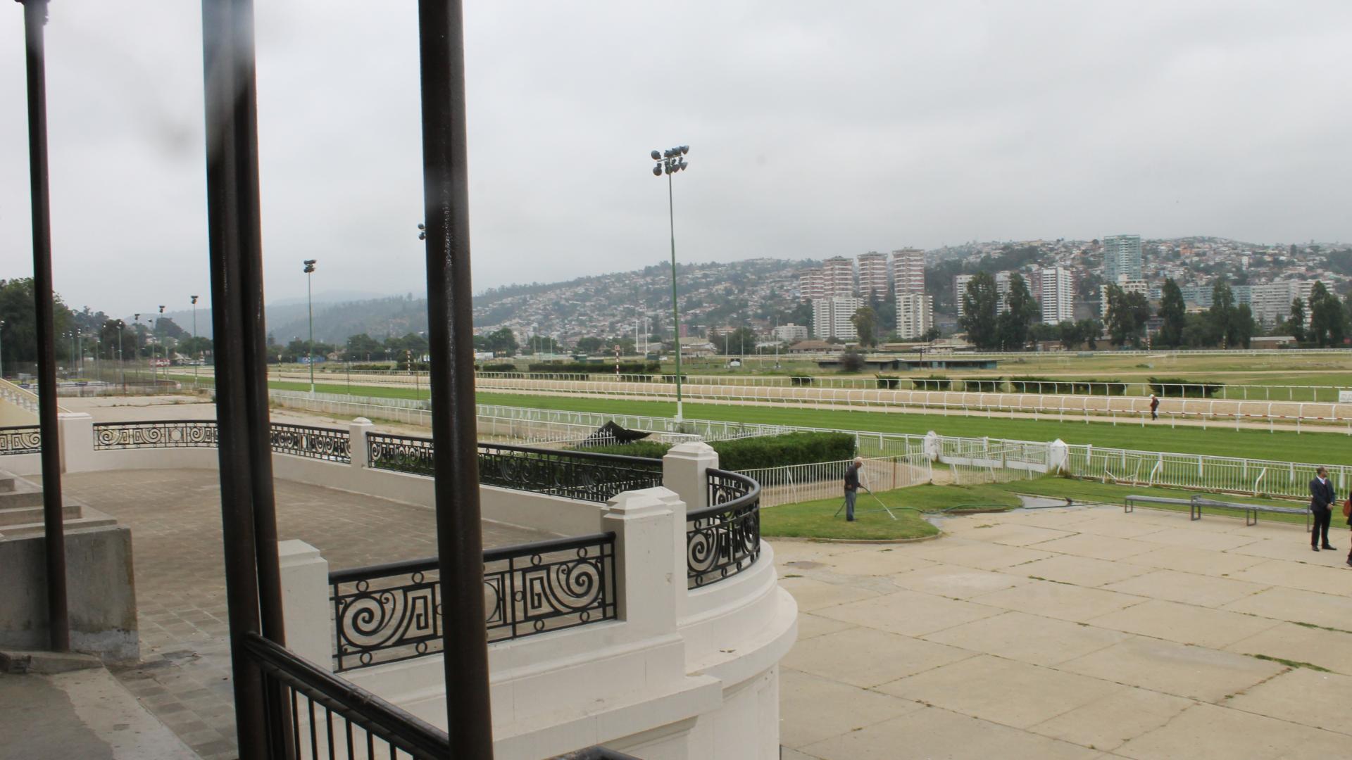 Imagen del monumento La pista de carreras del Valparaíso Sporting Club de Viña del Mar