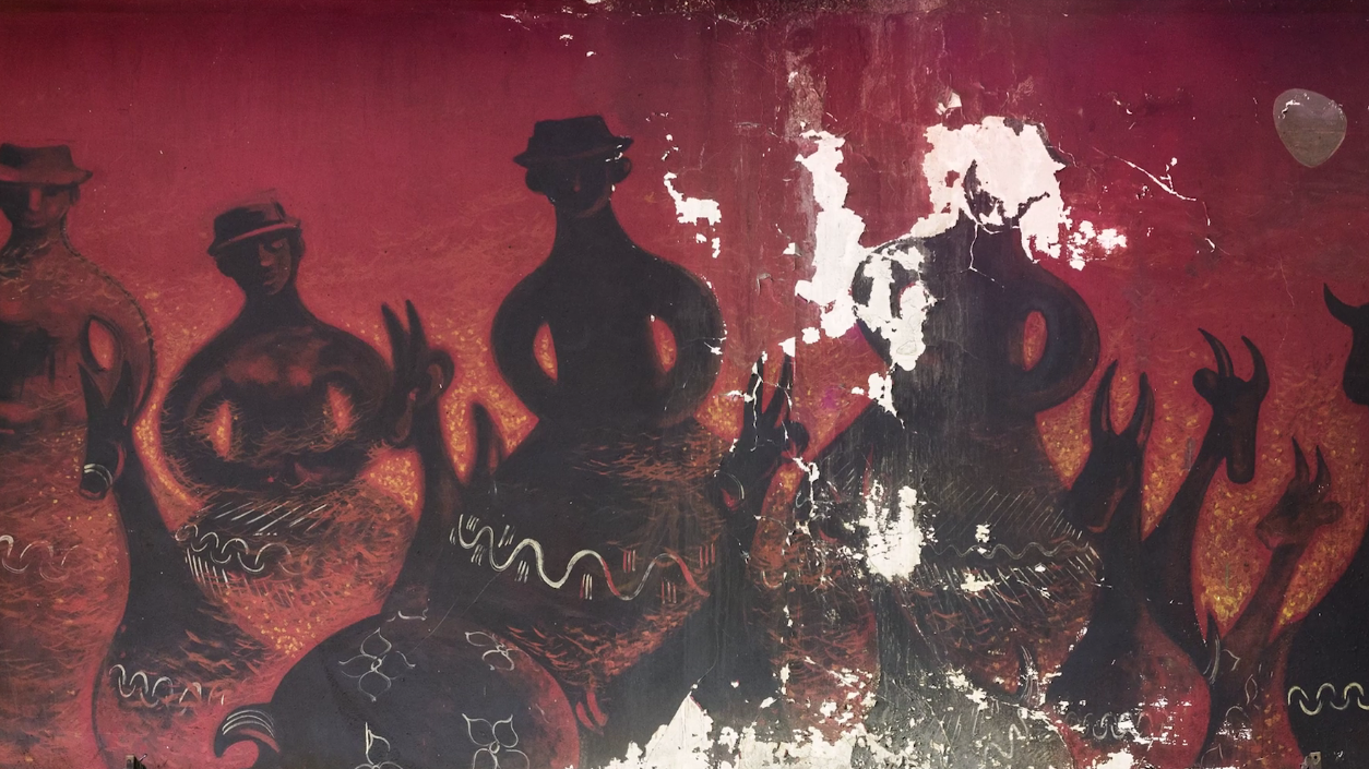 Imagen del monumento Mural "Quinchamalí" de Nemesio Antúnez