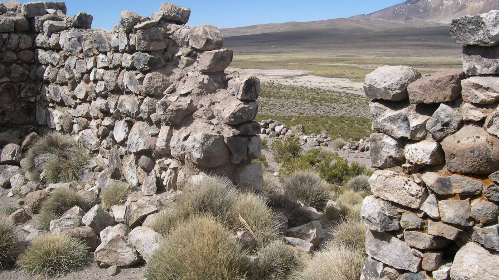 Imagen del monumento Tambo de Chungará