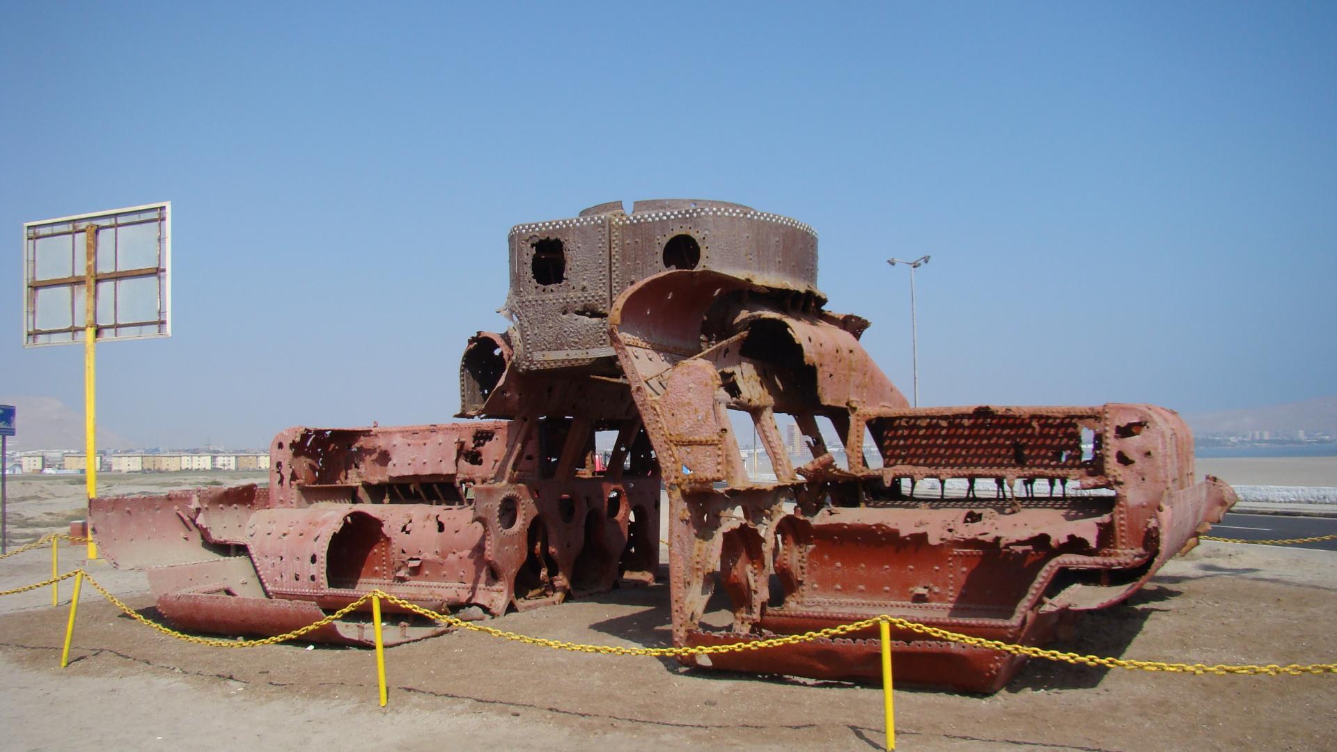 Imagen del monumento Restos de las calderas del Navío norteamericano Wateree