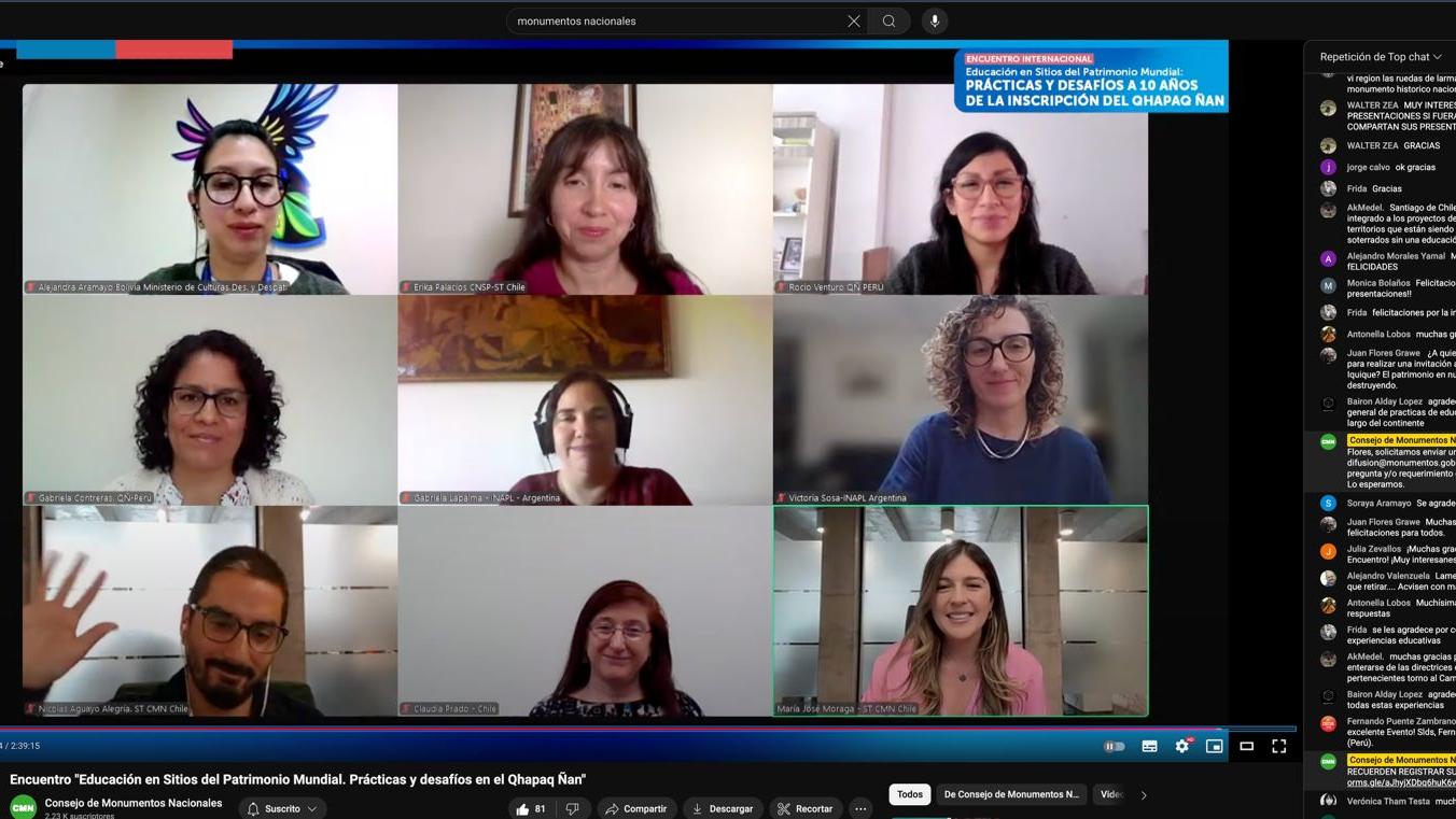 Imagen de  Encuentro Internacional destaca desafíos de la educación patrimonial a 10 años del Qhapaq Ñan como Sitio de Patrimonio Mundial