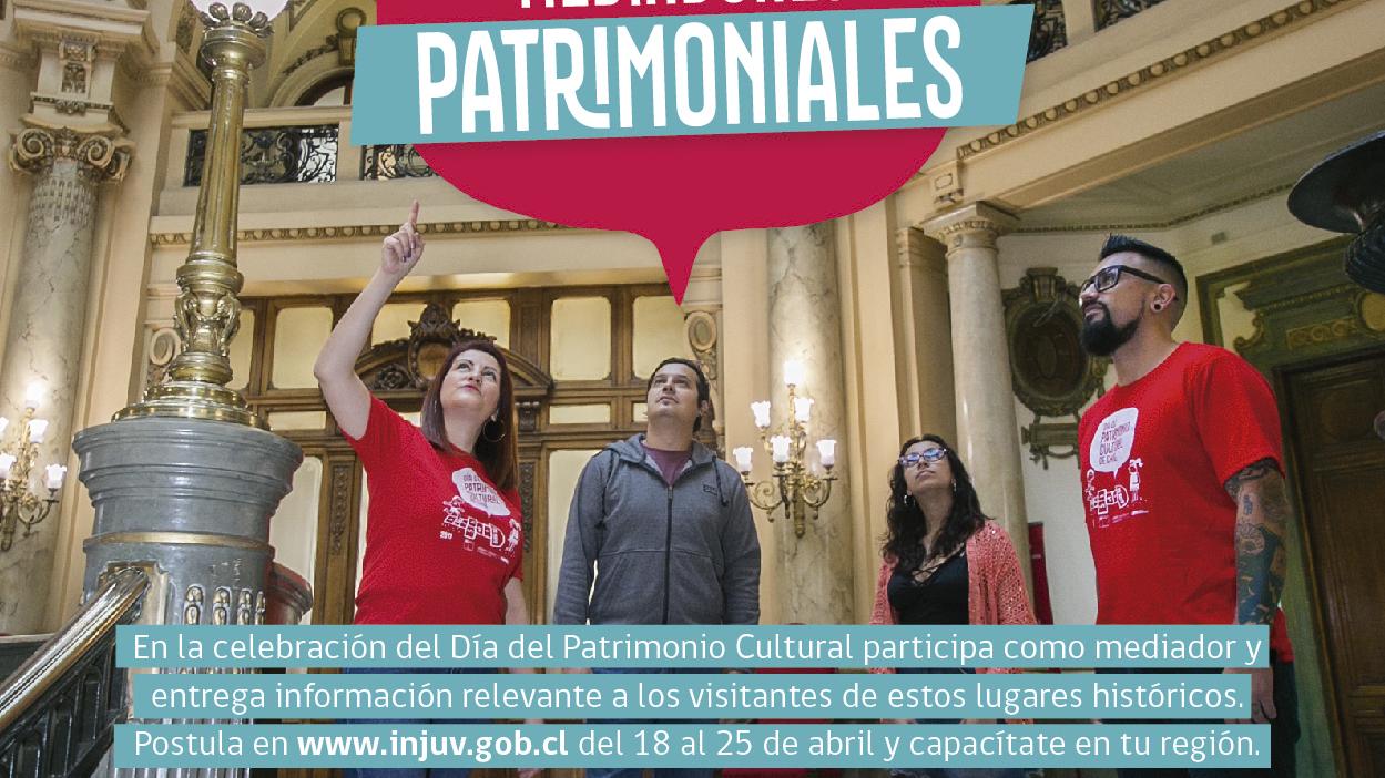 Imagen de Ministerio de las Culturas e INJUV te invitan a participar como voluntario en el Día del Patrimonio Cultural