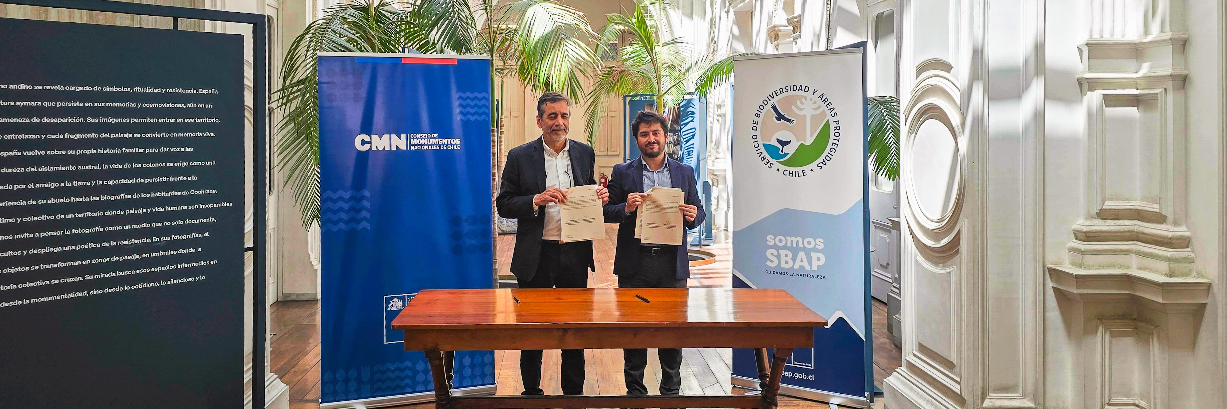 SBAP y CMN suscriben convenio de colaboración por Santuarios de la Naturaleza en el Sistema Nacional de Áreas Protegidas