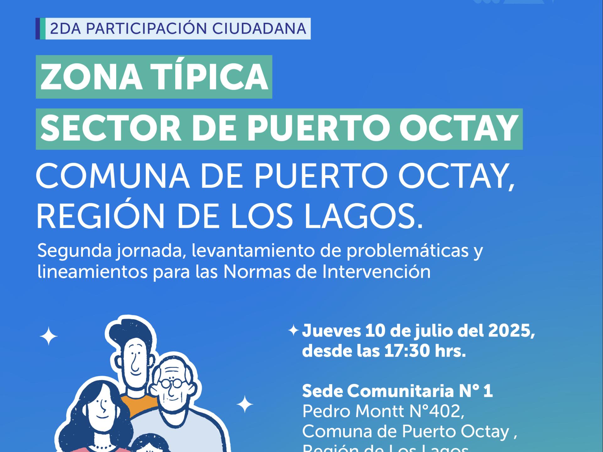 2DA PARTICIPACIÓN CIUDADANA ZONA TÍPICA SECTOR DE PUERTO OCTAY