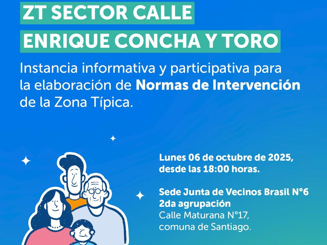 1° Pac ZT calle Enrique Concha y Toro