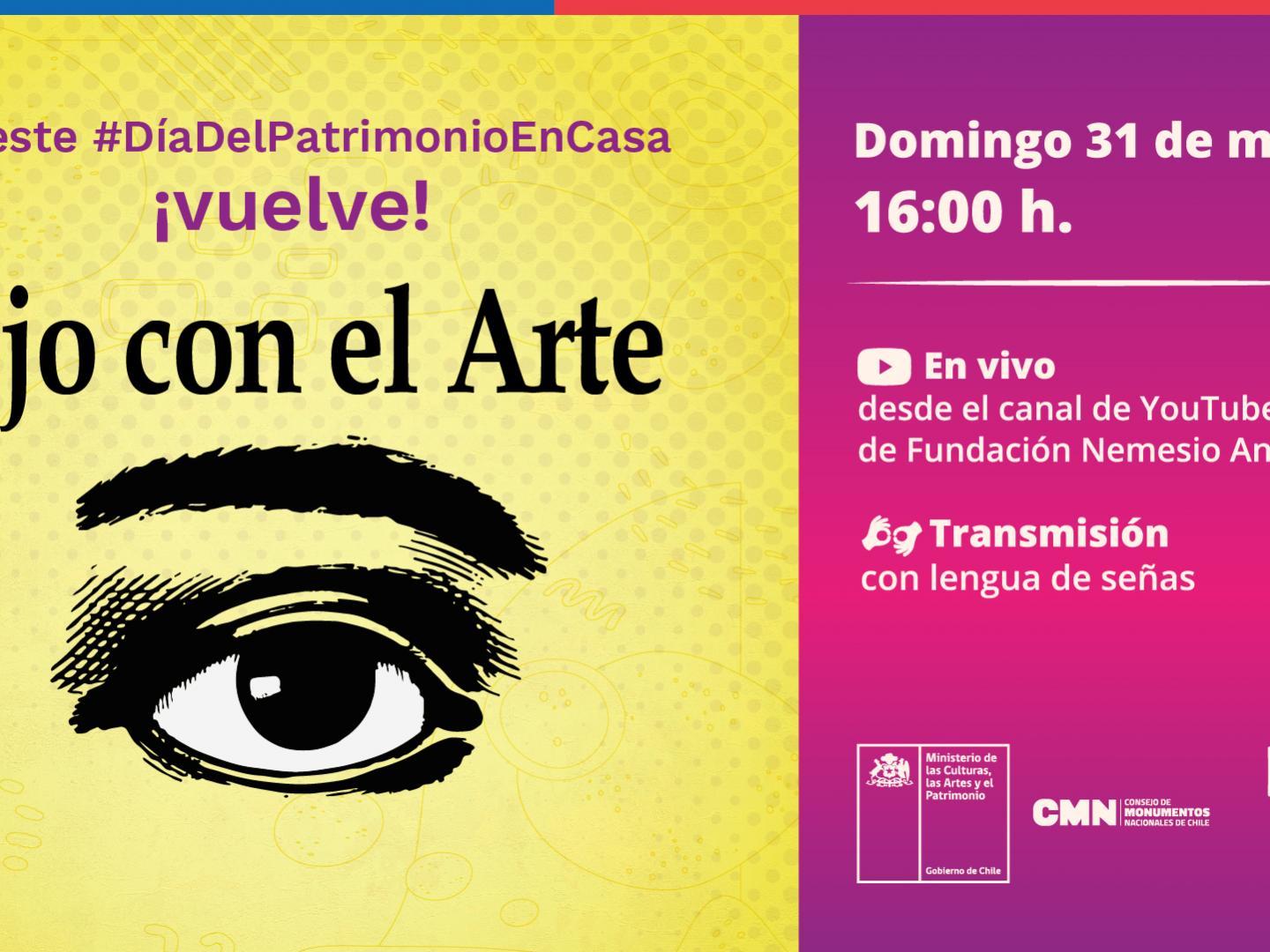Imagen de Ojo con el Arte en el Día del Patrimonio en Casa