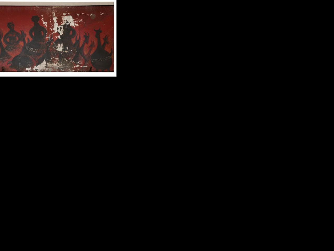 Imagen de Comenzaron los trabajos para recuperar murales de Nemesio Antúnez