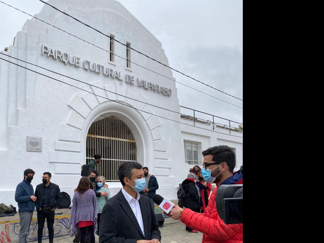 Imagen de Parque Cultural de Valparaíso cuenta con placa que lo identifica como Sitio de Memoria