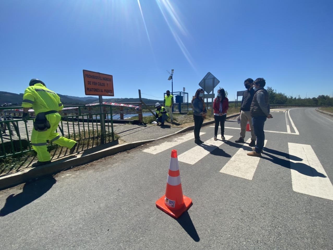 Imagen de Comenzaron obras de cierre provisorio en Puente Confluencia