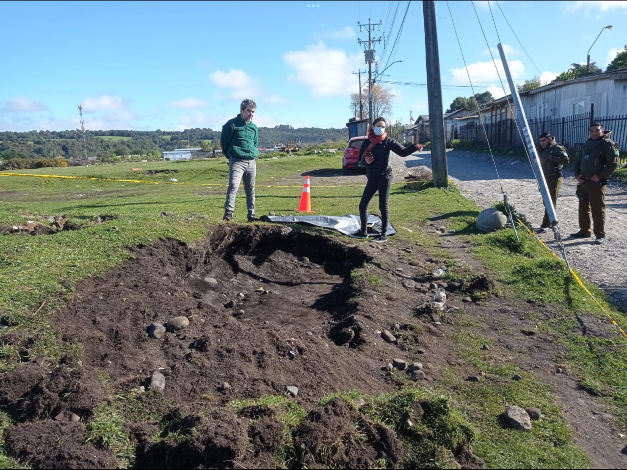 Imagen de Exitoso salvataje de restos arqueológicos en Puerto Montt: en tiempo récord fueron levantados y trasladados