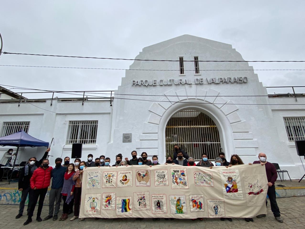Imagen de Parque Cultural de Valparaíso cuenta con placa que lo identifica como Sitio de Memoria