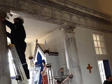 Imagen de Entregan a la comunidad restauración de la Iglesia de Chelín en Chiloé