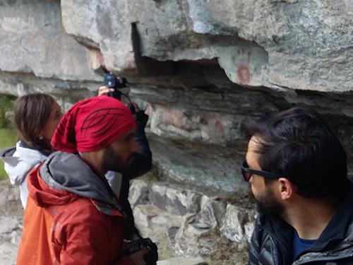 Imagen de CMN constata estado de conservación de pintura rupestre y Capilla de Mármol en la Región de Aysén