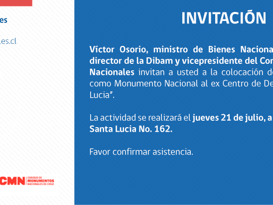 Imagen de Instalarán placa para identificar Sitio de Memoria Ex Centro de Detención Clínica Santa Lucía