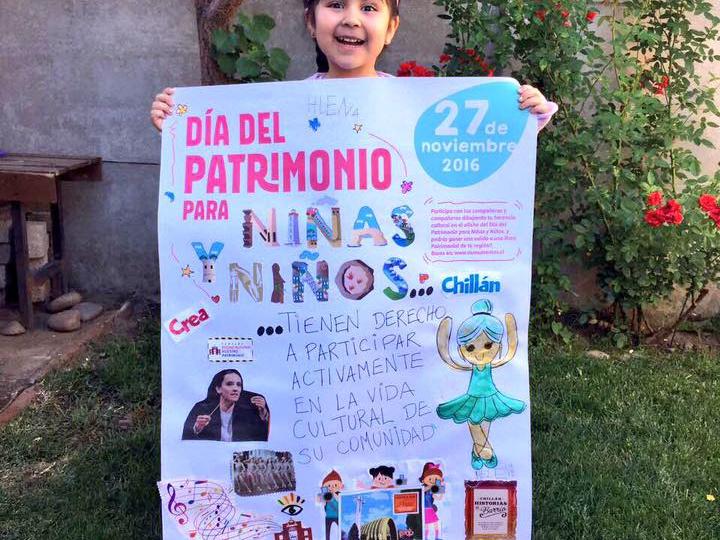 Imagen de Ganadores Concurso Afiche 1er día del Patrimonio para Niñas y Niños
