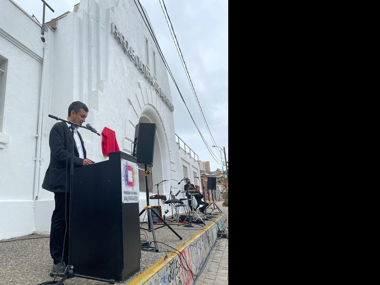 Imagen de Parque Cultural de Valparaíso cuenta con placa que lo identifica como Sitio de Memoria