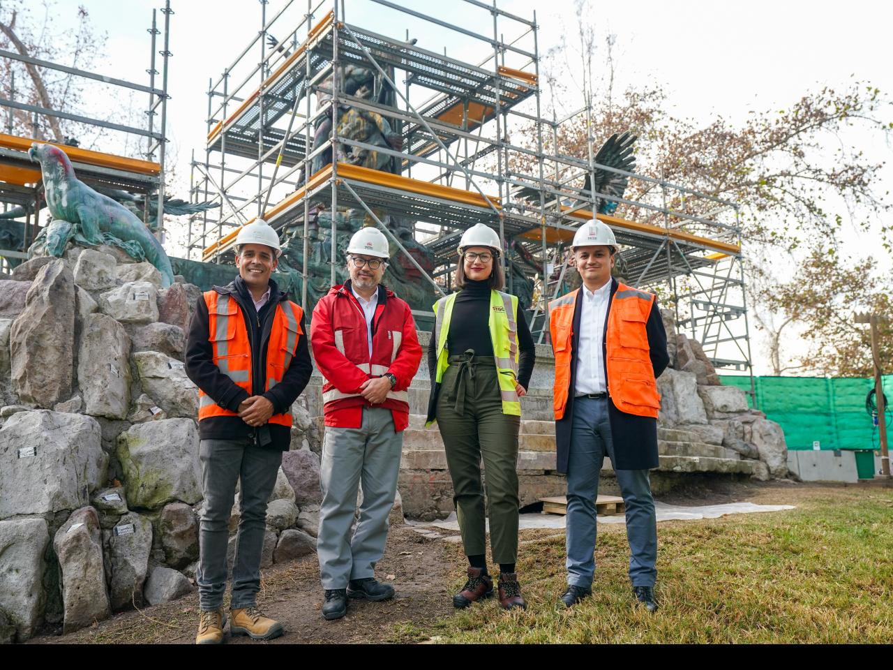Imagen de Trabajos de restauración del monumento Fuente Alemana presenta 30% de avance