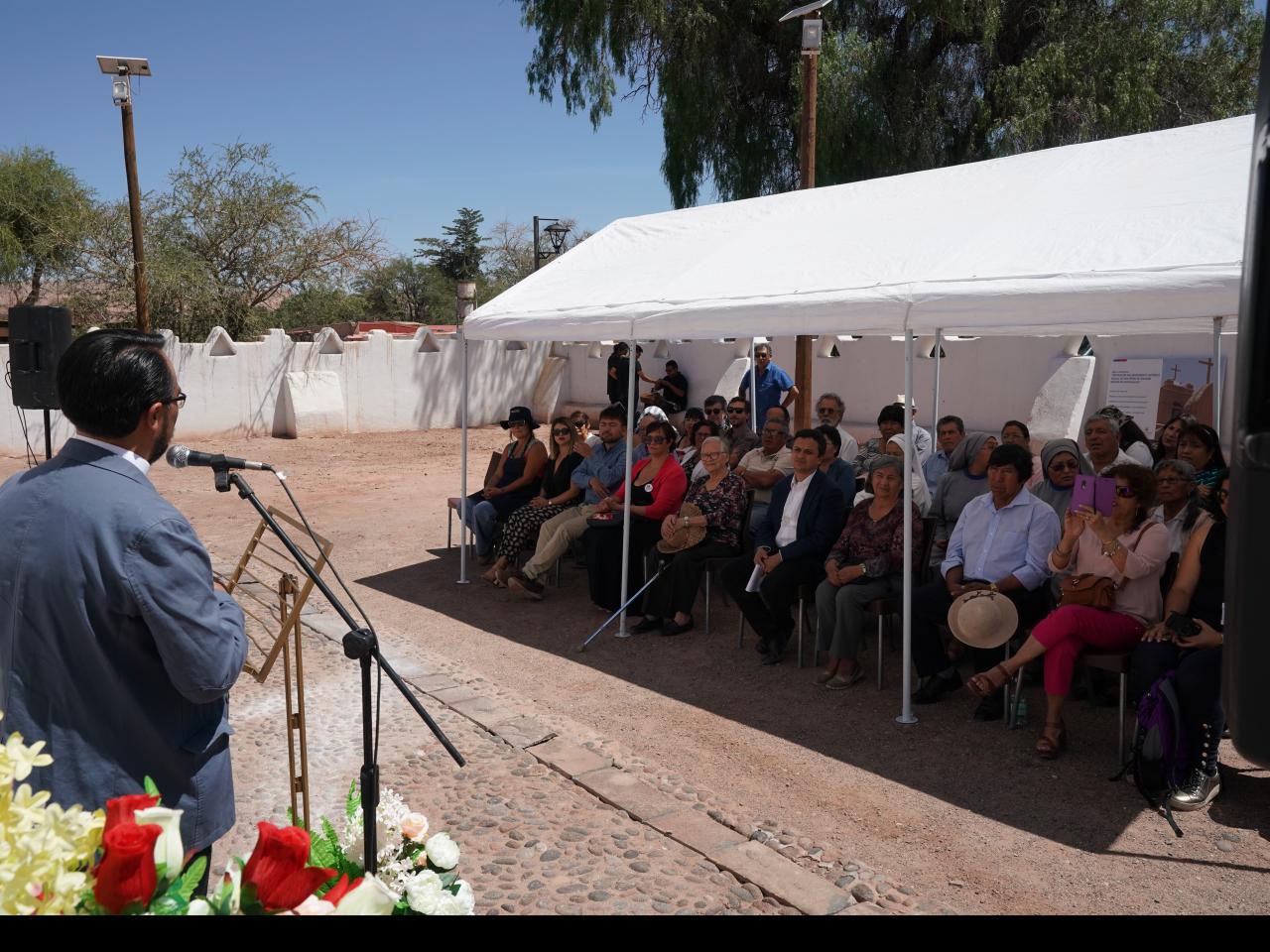 Imagen de Consejo de Monumentos Nacionales inaugura obras que protegerán la estructura de la Iglesia de San Pedro de Atacama