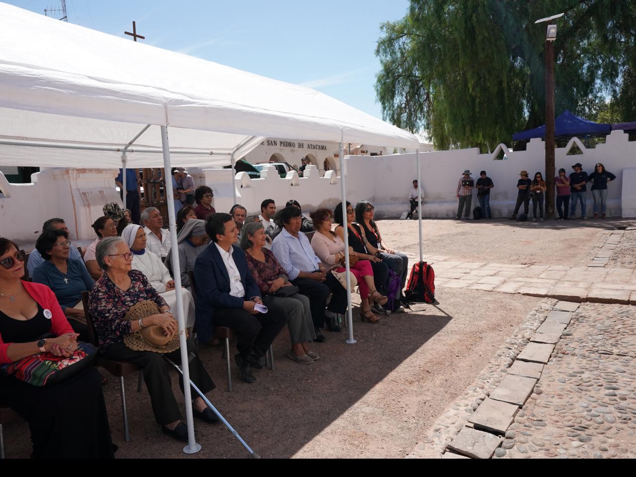 Imagen de Consejo de Monumentos Nacionales inaugura obras que protegerán la estructura de la Iglesia de San Pedro de Atacama