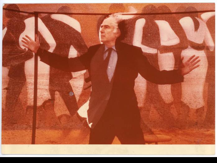 Imagen de “Ojo con el Arte” explorará la desconocida faceta de Nemesio Antúnez como actor de cine, dirigido por Raúl Ruiz y Costa-Gavras