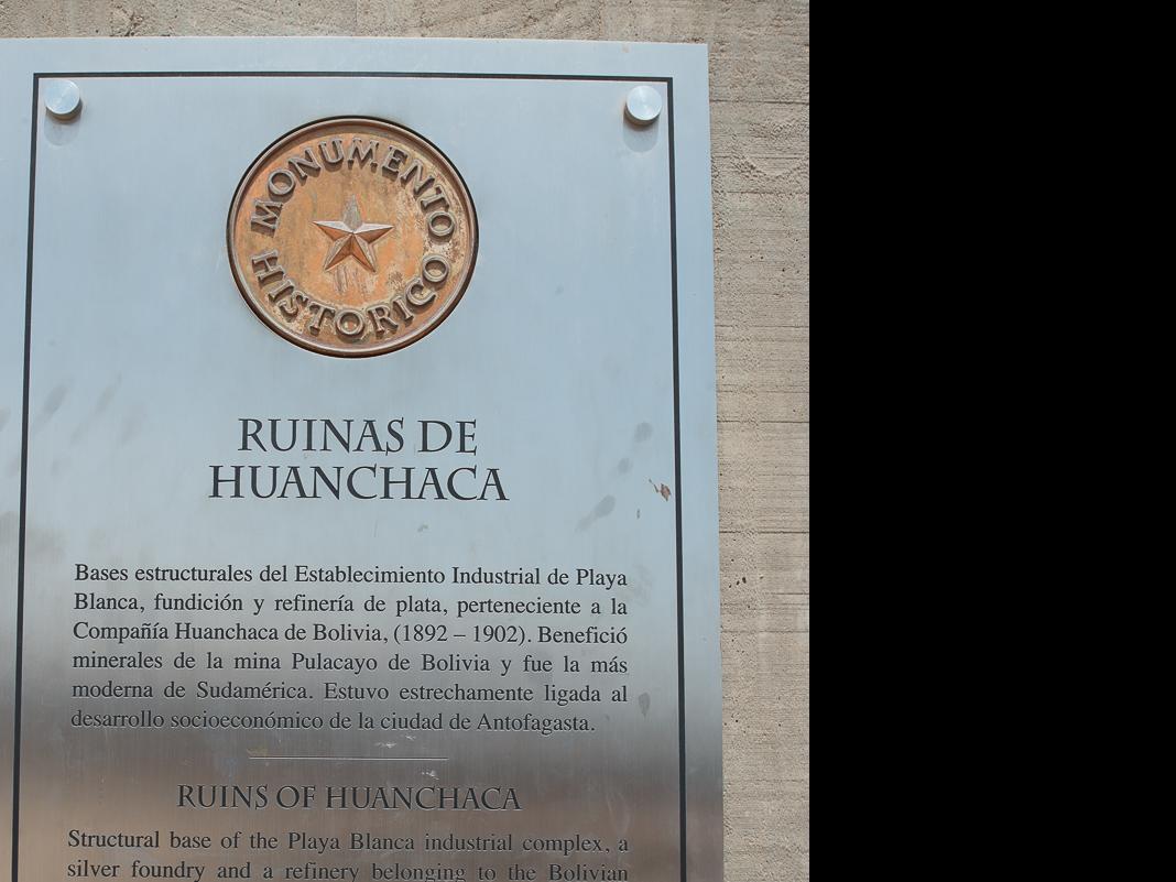 Imagen del monumento Ruinas de la fundición de metales de Huanchaca