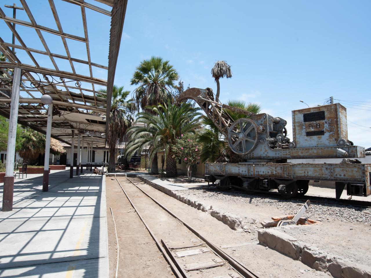 Imagen del monumento La Estación del ferrocarril de Arica - La Paz y su andén