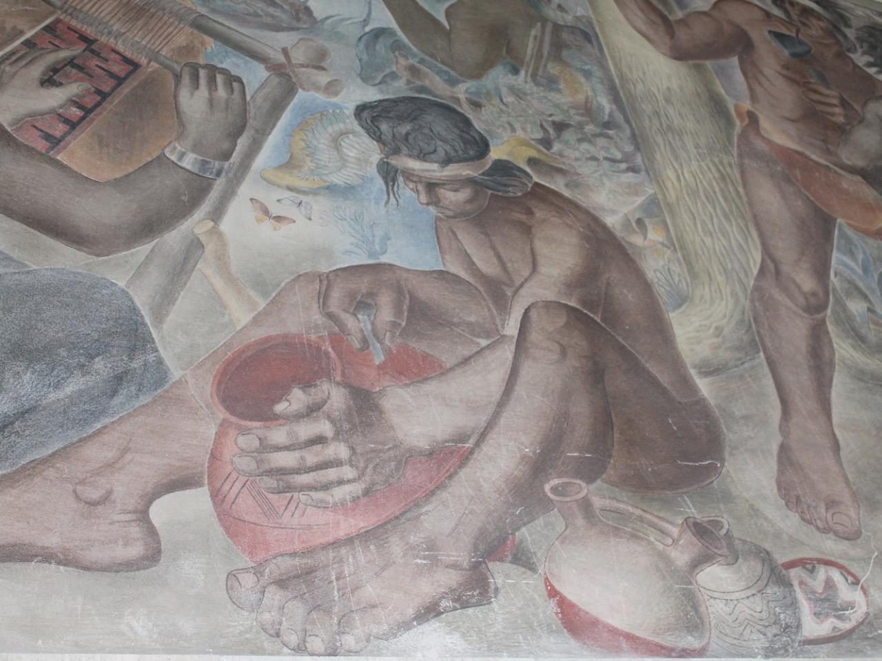 Imagen del monumento Mural &amp;amp;quot;Historia de Concepción&amp;amp;quot; de Gregorio de la Fuente