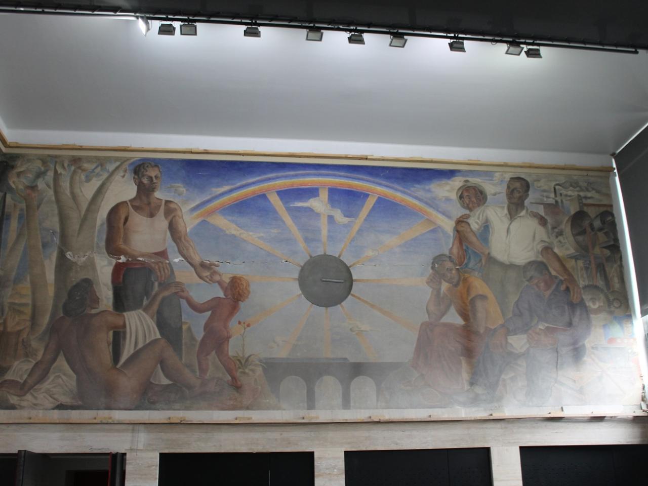 Imagen del monumento Mural &amp;amp;quot;Historia de Concepción&amp;amp;quot; de Gregorio de la Fuente