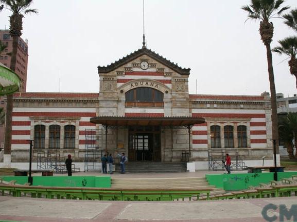 Imagen del monumento Edificio de la antigua Aduana de Arica