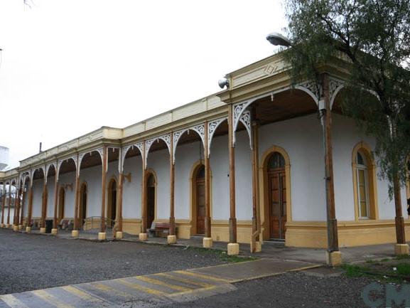 Imagen del monumento Edificio de la Estación de los ferrocarriles del Estado de la ciudad de San Bernardo