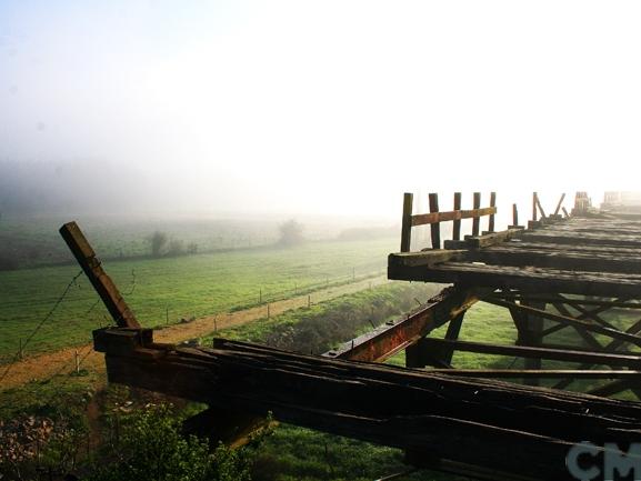 Imagen del monumento Puente viejo sobre el Río Itata
