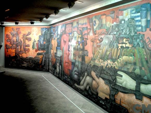 Imagen del monumento Mural &amp;amp;quot;Presencia de América Latina&amp;amp;quot; de Jorge González Camarena