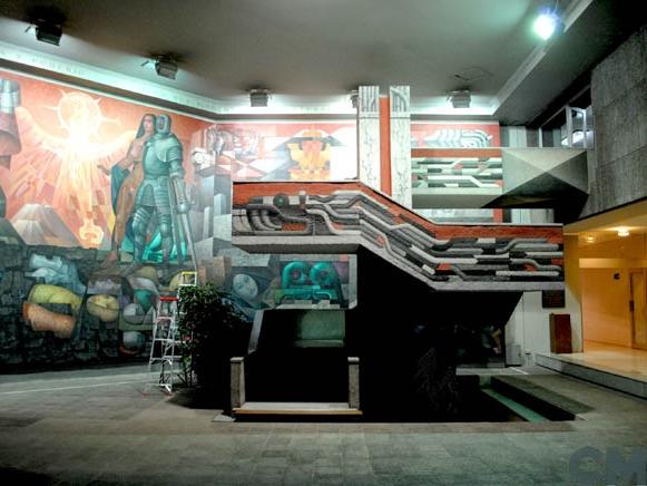 Imagen del monumento Mural &amp;amp;quot;Presencia de América Latina&amp;amp;quot; de Jorge González Camarena