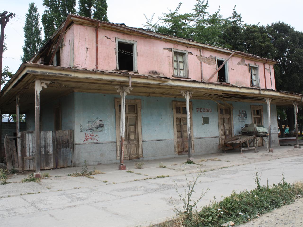 Imagen del monumento Estación de Ferrocarriles de Peumo