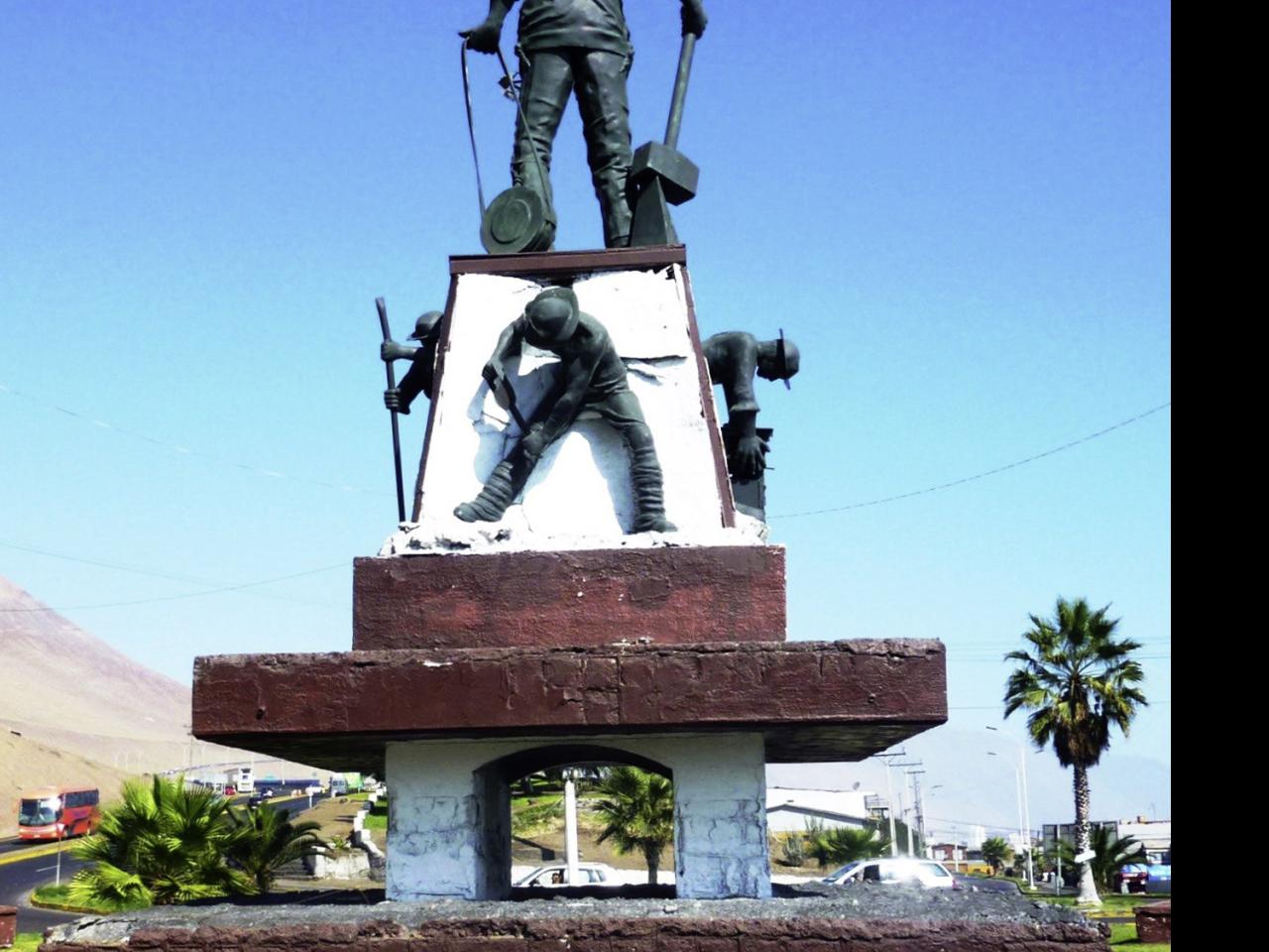 Imagen del monumento Al trabajador Pampino