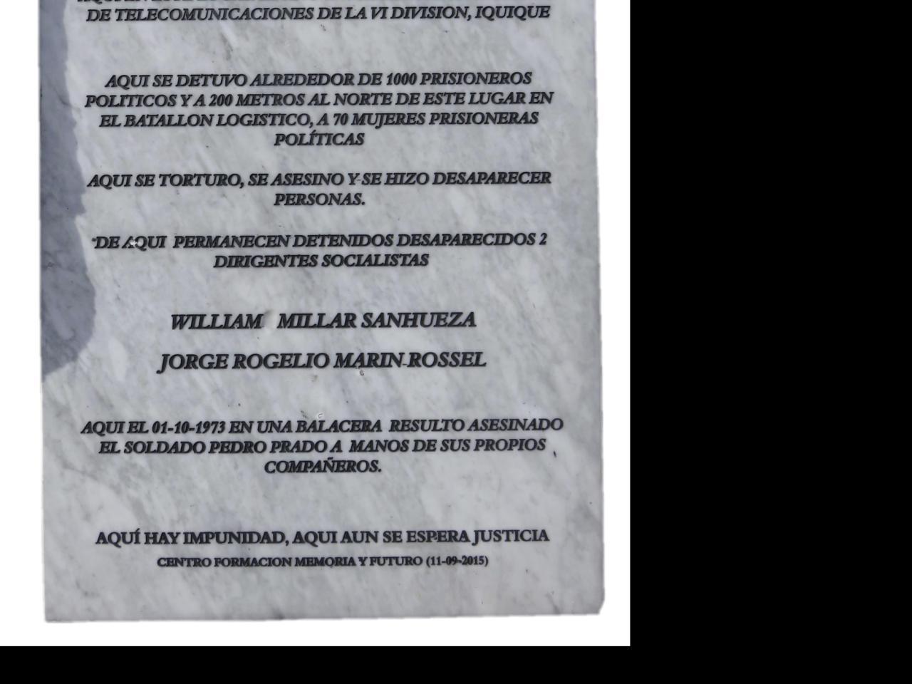 Imagen del monumento Lugar De Memoria Nunca Más