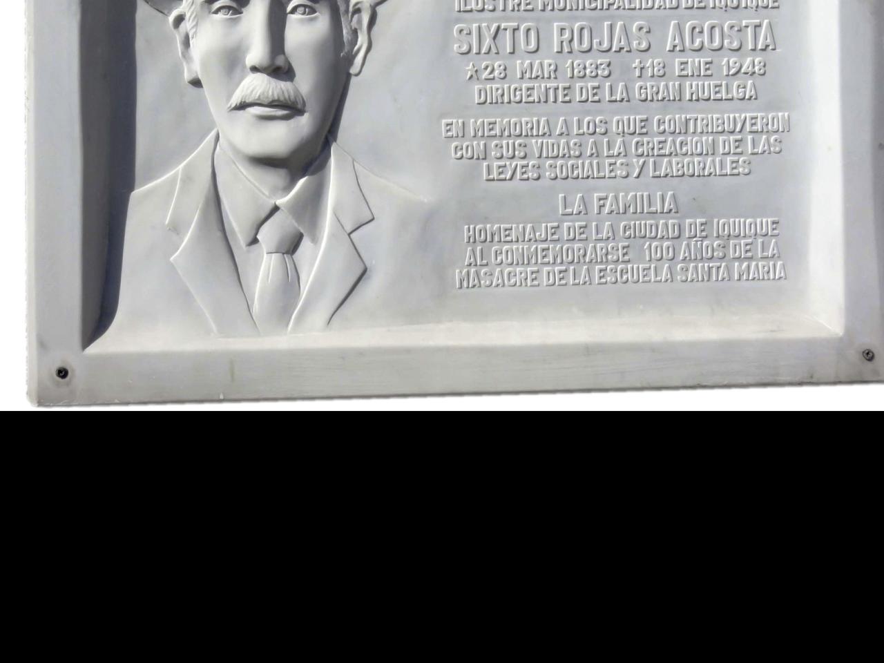 Imagen del monumento Homenaje A Los 100 Años De La Masacre De La Escuela Santa María