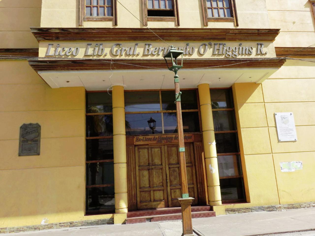 Imagen del monumento Placa Liceo Libertador General Bernardo O&amp;amp;#039;Higgins