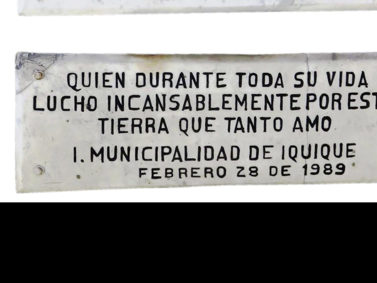 Imagen del monumento A La memoria De Don Tomás Bonilla Bradmovic